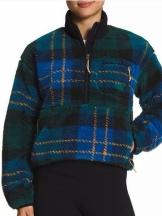 The North Face Sweaters - The Northface Extream Plaid Cropped Pullover size XL